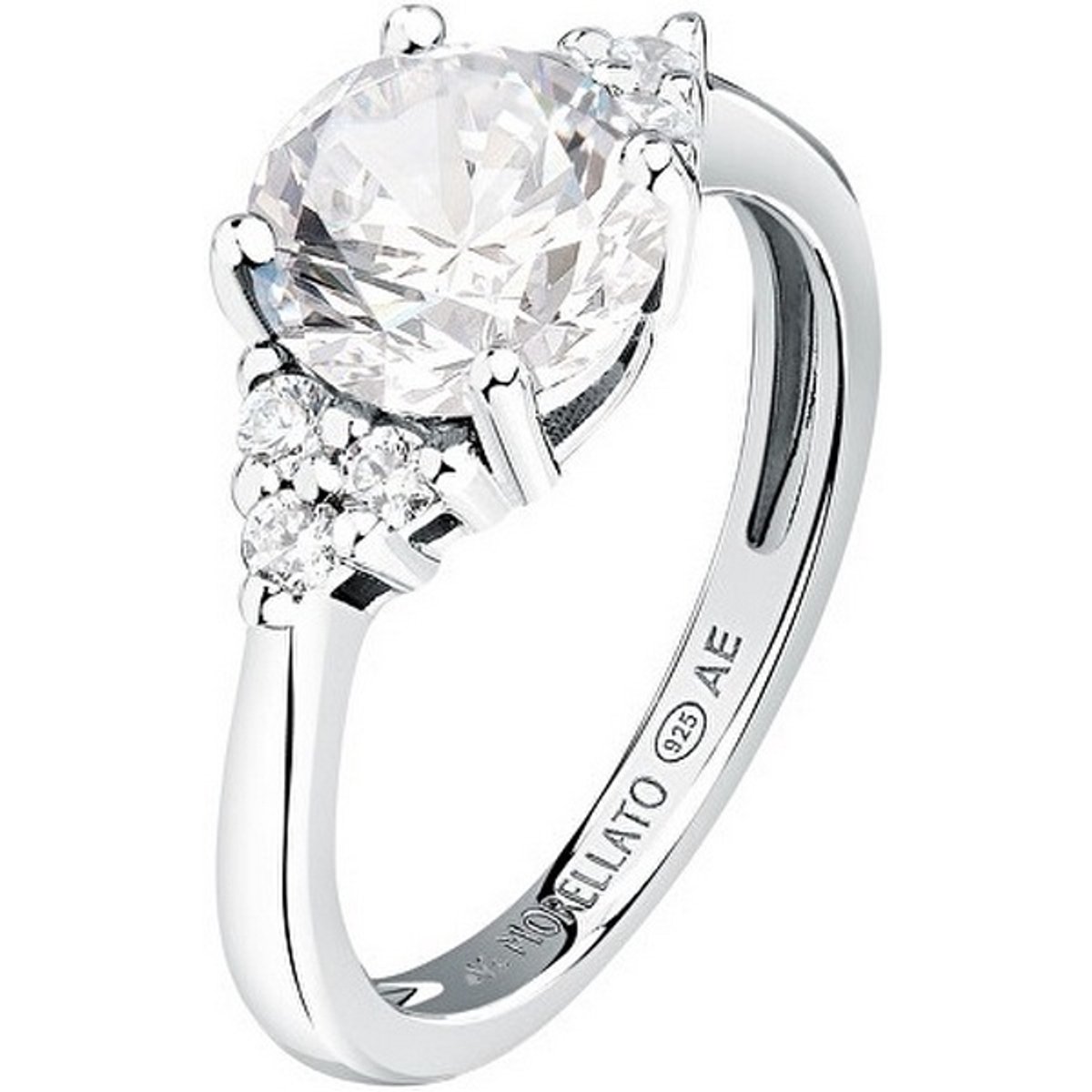 MORELLATO TESORI SAIW29901 - 56 MM - ZILVEREN RING MET ZIRKONIA'S 1 STUK