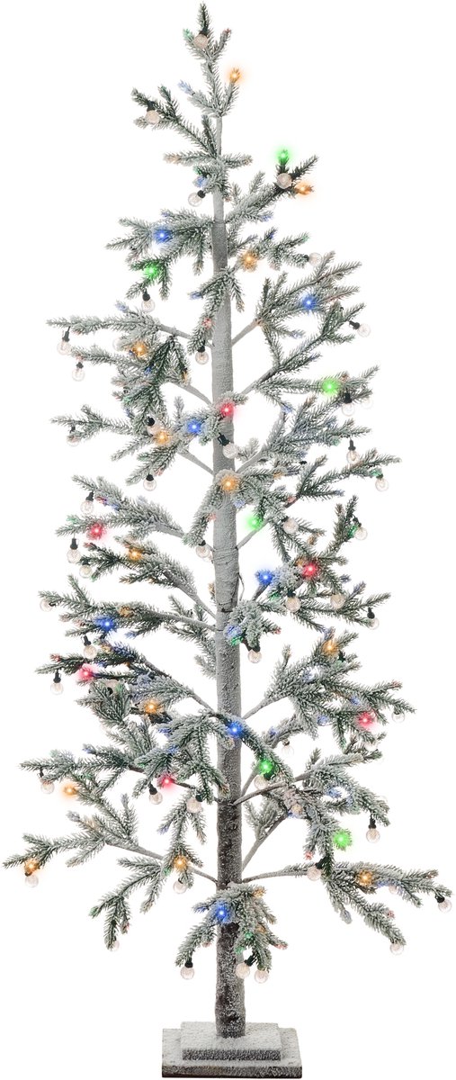 TORSA - LED kunstkerstboom - Groen/Wit - PVC