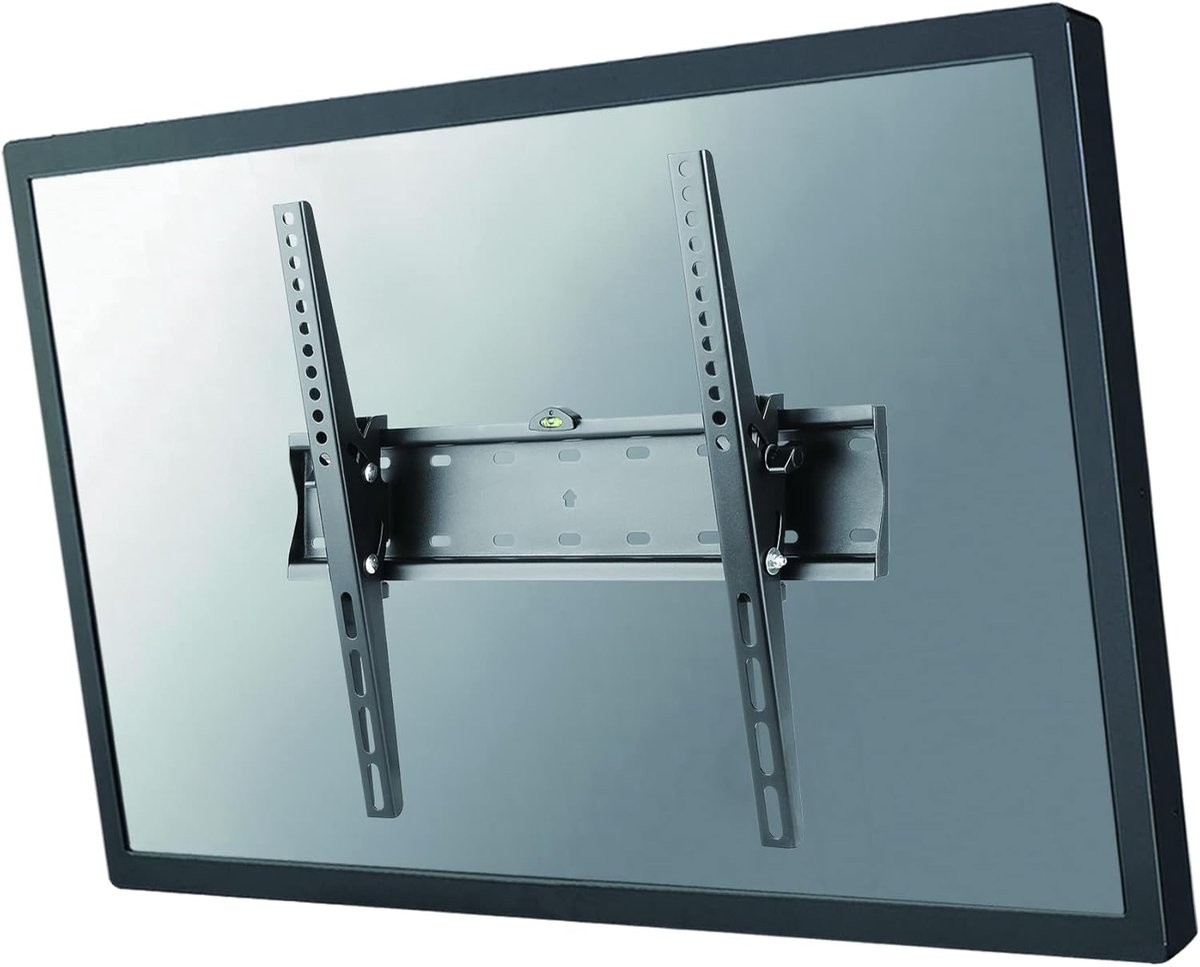 SnelShoppen - TV Wandbeugel voor 32-55 inch Schermen - Zwart, 40 kg Draagvermogen, Tilt Verstelbaar, Muurmontage, Compatibel met 200x200mm tot 400x400