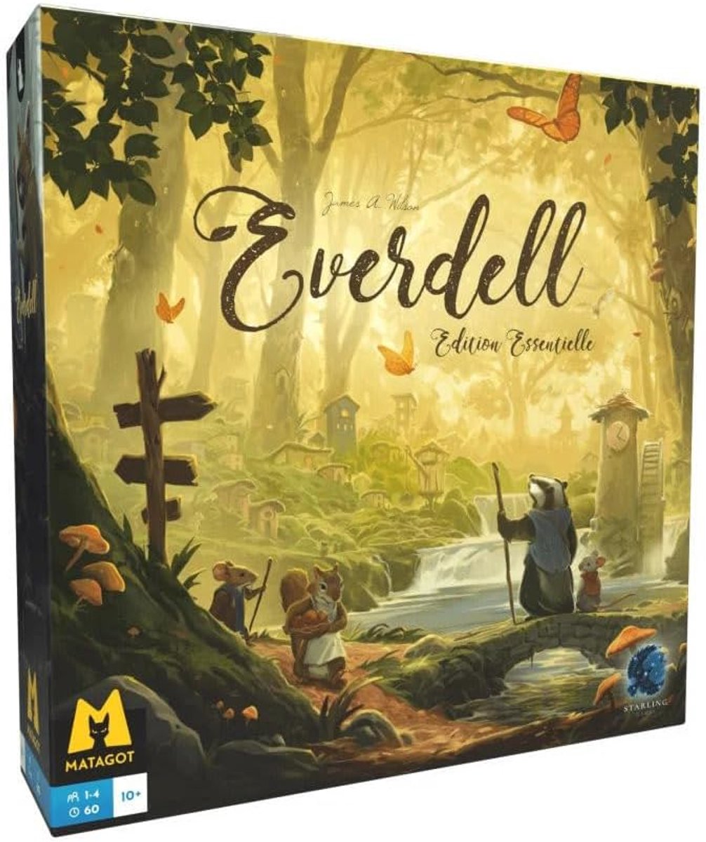 Thijox - Everdell Édition Essentielle Bordspel voor Gezellige Avonden - Strategie, Avontuur en Fantasie voor Volwassenen en Kinderen - Perfect voor Sp