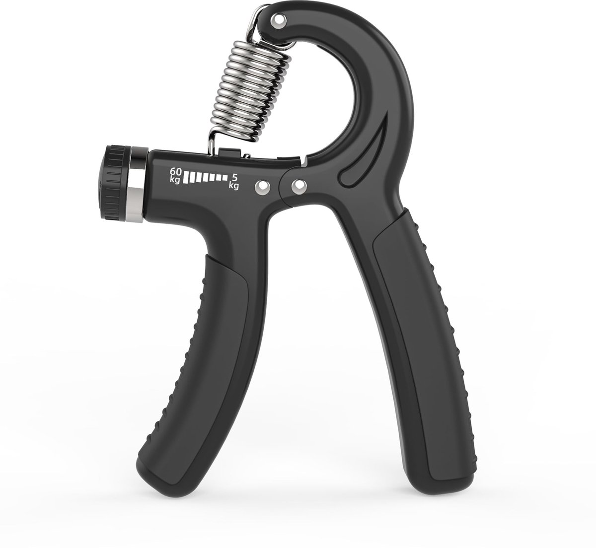 Dailygoods- Handtrainer Verstelbaar 5-60kg - Handknijper - Onderarmtrainer - Antislip Grip - Krachttrainer met Counter - Sterke Vingers - Griptrainer