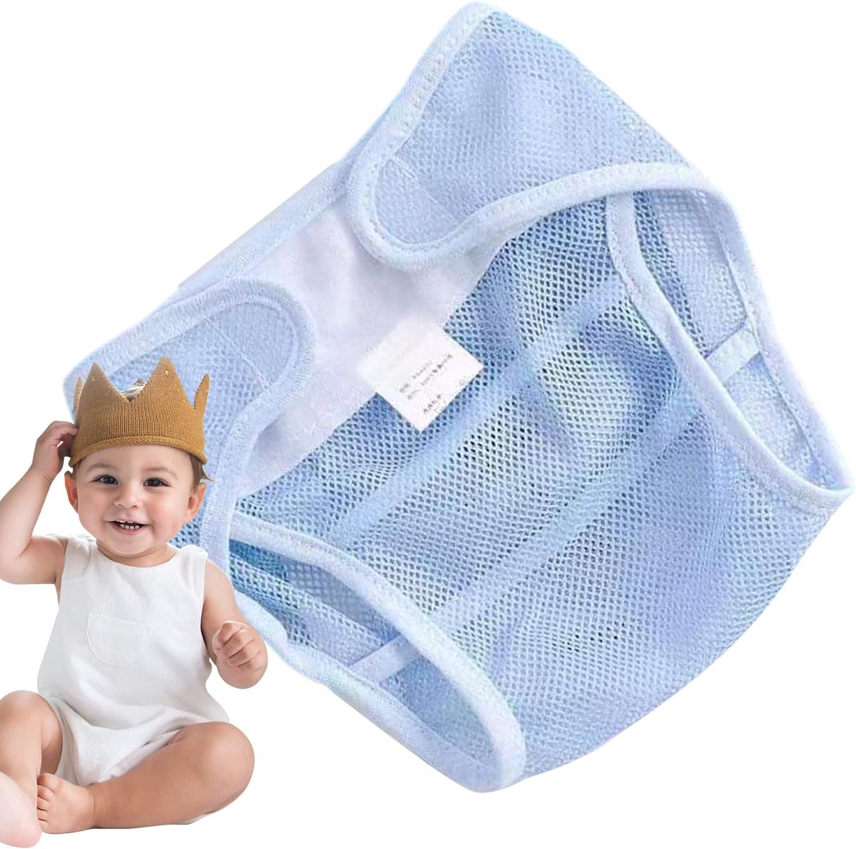 Wasbare Luierbroekjes - Herbruikbare Luiers - Baby Verzorging - Ademend en Sneldrogend - 20x10x5 cm - Niet gespecificeerd