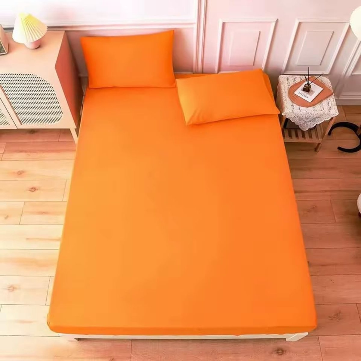 Dailygoods- Hoeslaken 160 x 200 cm - 100% Katoen - Rekbaar - Dicht geweven 57 draden/cm² - Hoekhoogte 30 cm - Ideaal voor queensize bed - Bedlaken