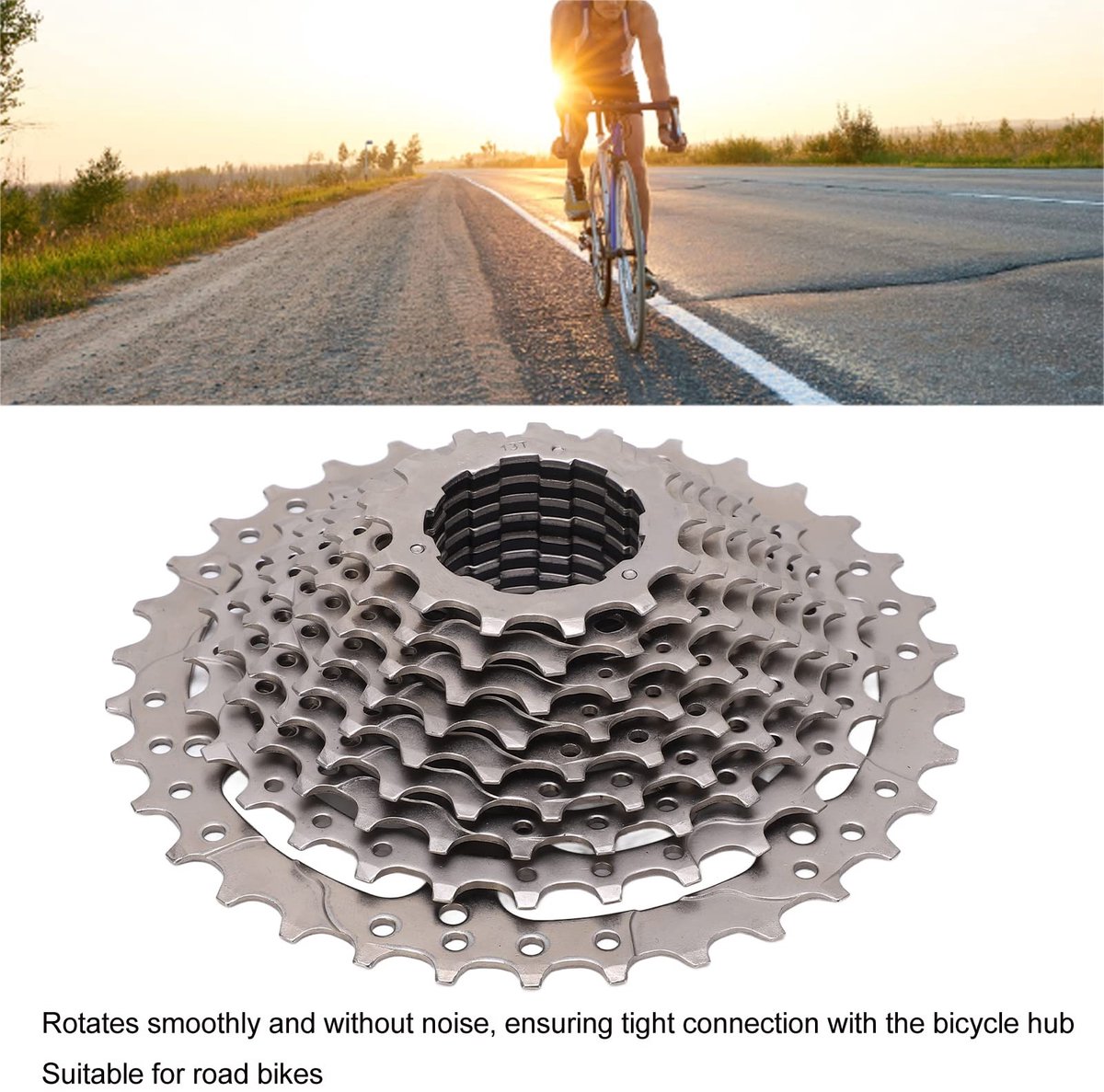 Dailygoods - 11-Speed Fietscassette Roestvast voor Racefietsen