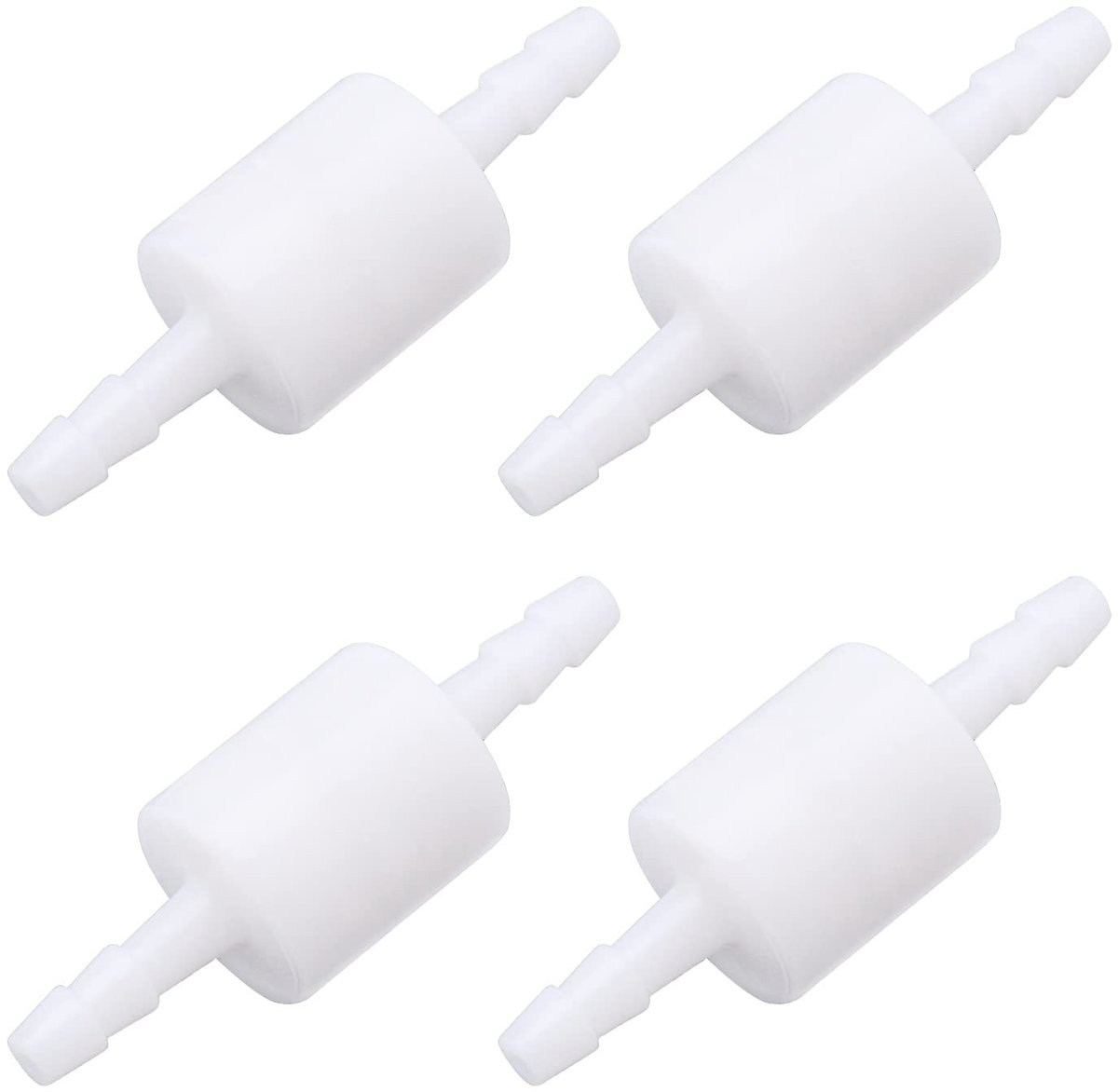 Dailygoods- Terugslagklep 4 mm - 4x Terugslagklep - Kunststof - Waterbehandeling - Luchtzuivering - Medisch kwaliteitsmateriaal - Klep