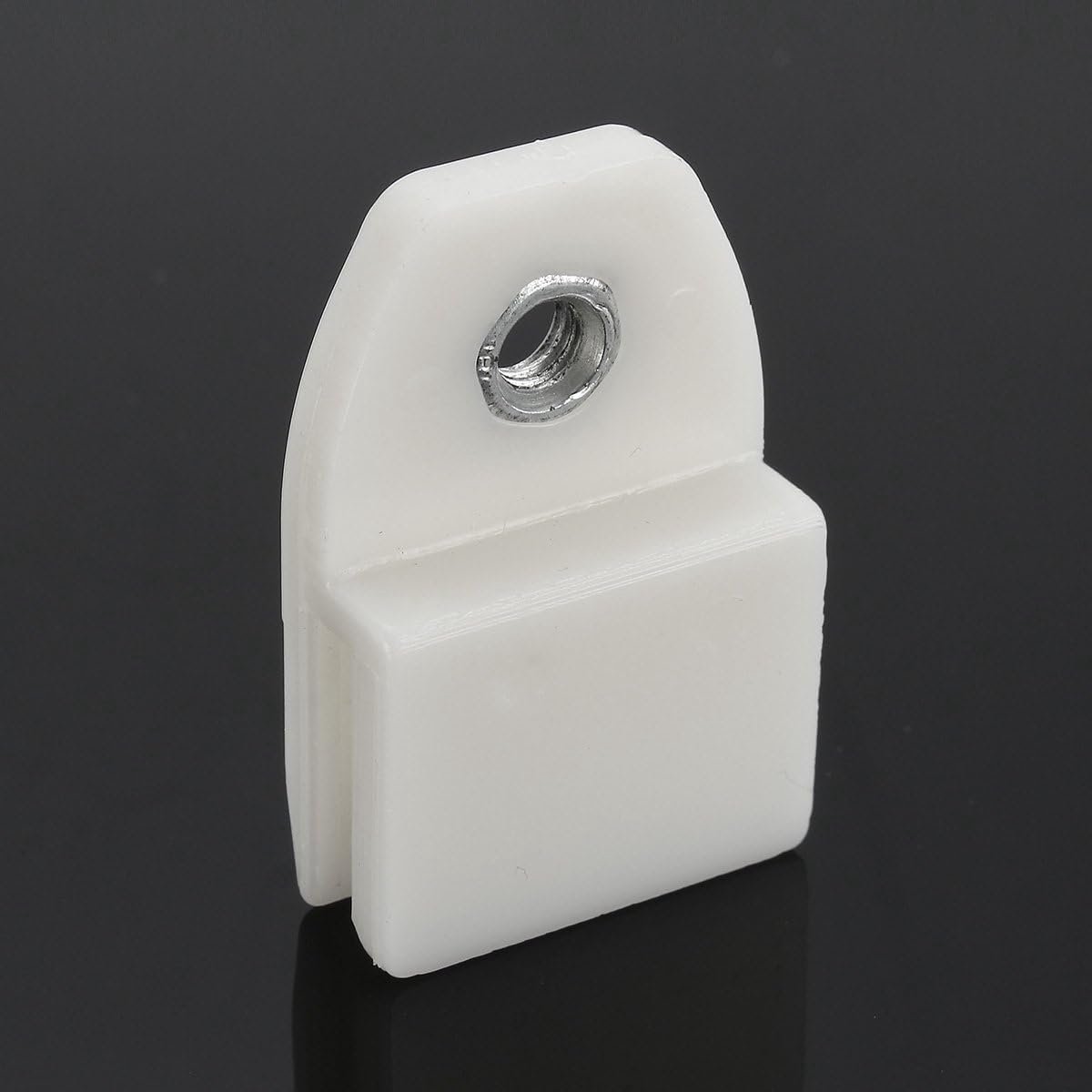 Raambediening Clip - Glas Klem - Auto Onderhoud - Universele Plaatsing - 44.5x11.5x28.8 mm - Wit