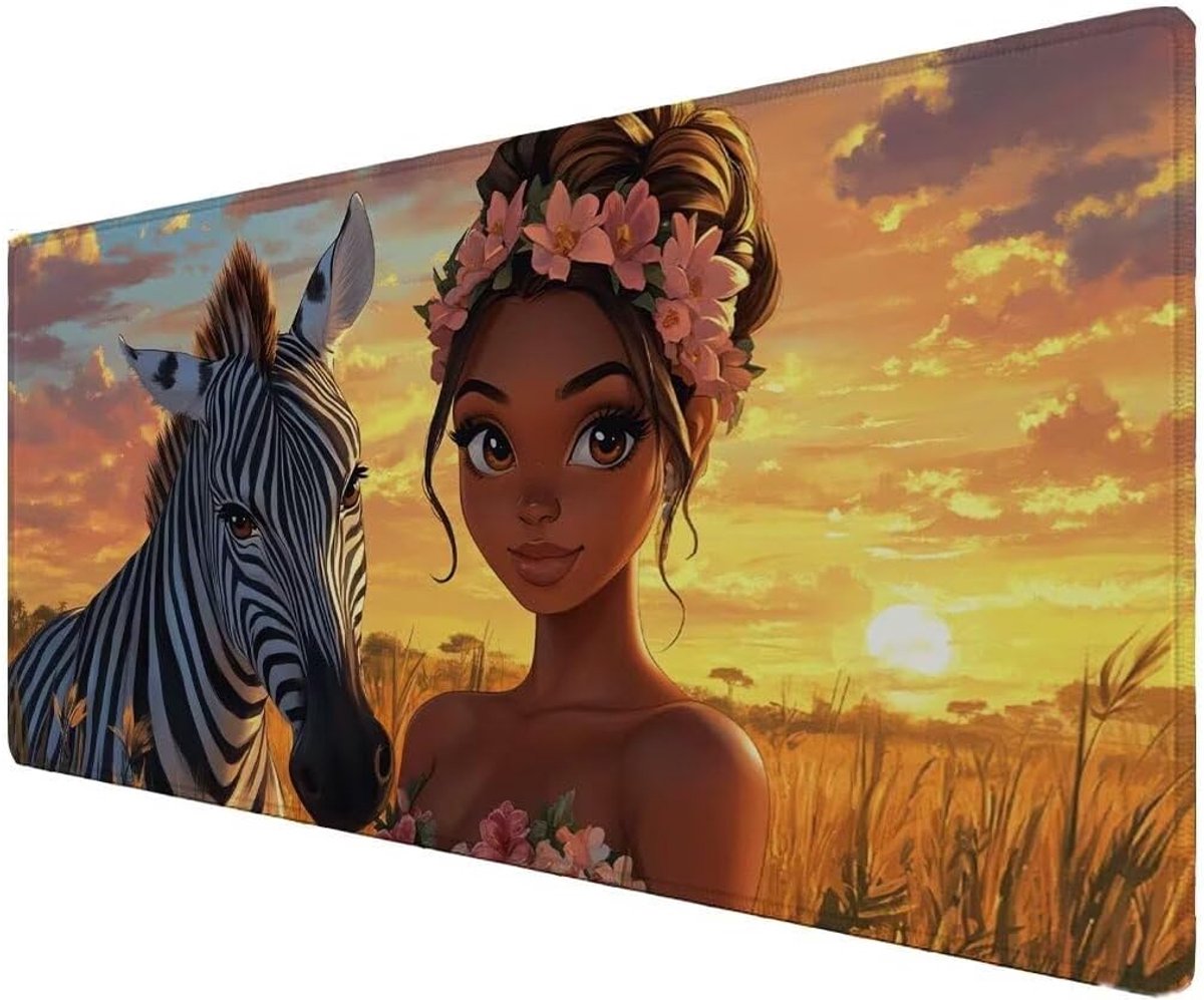 XXL Muismat - Bureauonderlegger - Gaming en Kantoor - Waterdicht Ontwerp - 100x40cm - Veelkleurig