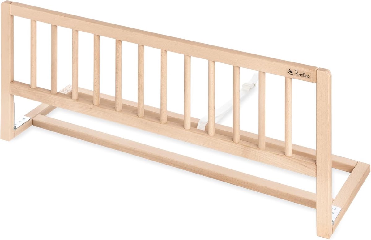 Pinolino 172026 Solid Book Bed Bar, Untreated, 90 x 33 x 36 cm, Natural