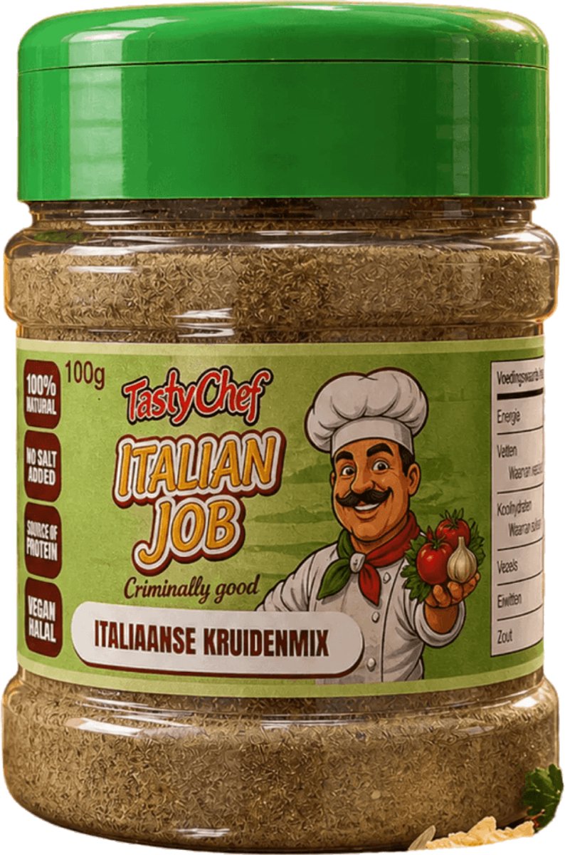 TastyChef The Italian Job - Italiaanse Kruidenmix voor pasta & pizza