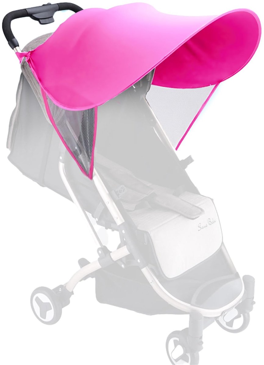 Dailygoods- Zonnezeil UV-bescherming - Zonnewering - Kinderwagen/buggy - Ademend/lichtgewicht - Lycra - Maat 70 x 70 cm - Kinderwagen Parasol