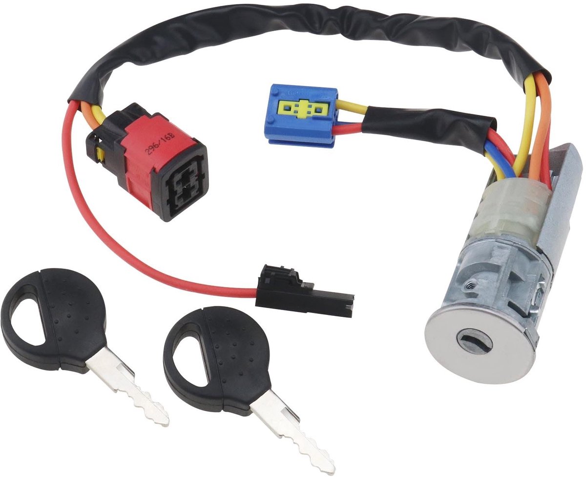 Dailygoods - Car Ignition Barrel Switch - Peugeot 206 406 - Hoogwaardige metalen constructie - 2 sleutels - Compatibel met Citroen - Ideaal voor verva...