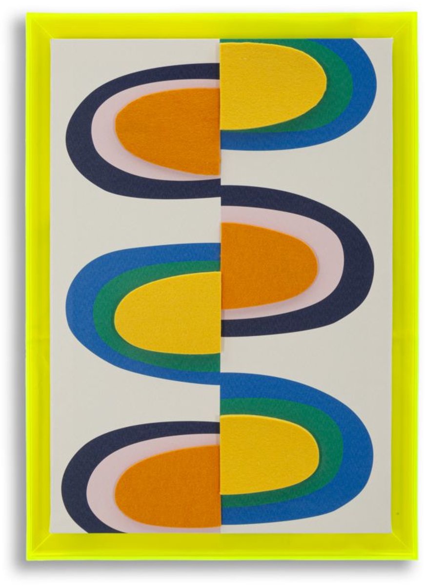 Schilderij Pop Art Canvas Print With Frame -h 50×3,3×70 cm