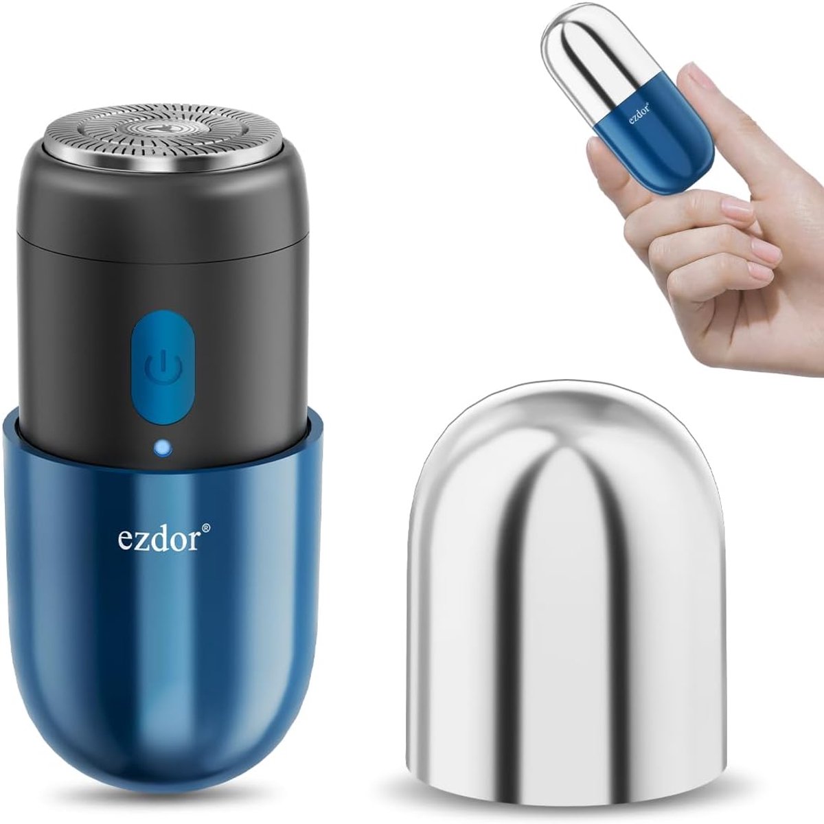 Mini Elektrisch Scheerapparaat - Draagbaar Scheerapparaat - Glad Scheren - IPX7 Waterdicht - 3.1 x 1.4 inch - null