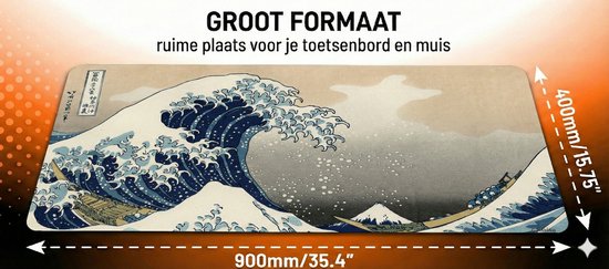 Olivivo® Muismat Grote Golf - Gaming Mousepad XXL - Onderlegger - Grote Muismat - 90x40 CM - Bureaulegger - Toetsenbord - Anti Slip - Waterproof - Desktop mat