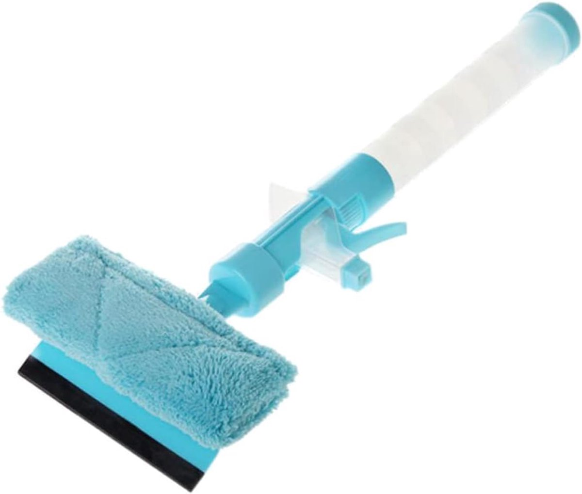 Ruitenwasser Set - Glasreiniger Wisser - Streeploos Schoonmaken - 3-in-1 Functionaliteit - 31.5 cm - Blauw