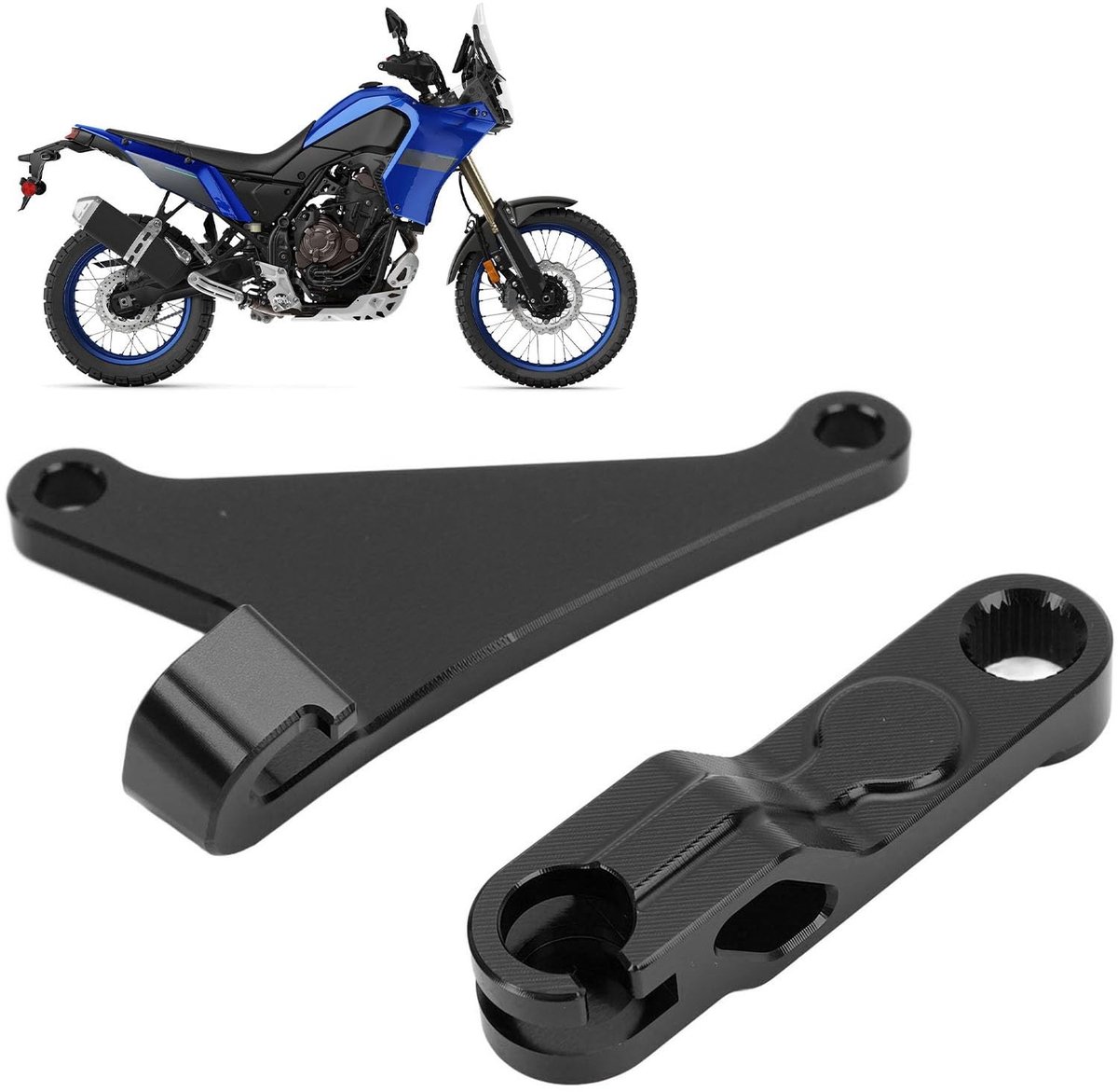 Dailygoods- Verlengset Koppelingsarm - Beugel Koppelingsarmverlenging - Vermindering Koppelingskracht - Groter Wrijvingsgebied - Aluminiumlegering - Geschikt voor Tenere 700/XTZ700/YZF R7/XSR700/MT-07 - Koppelingshendel