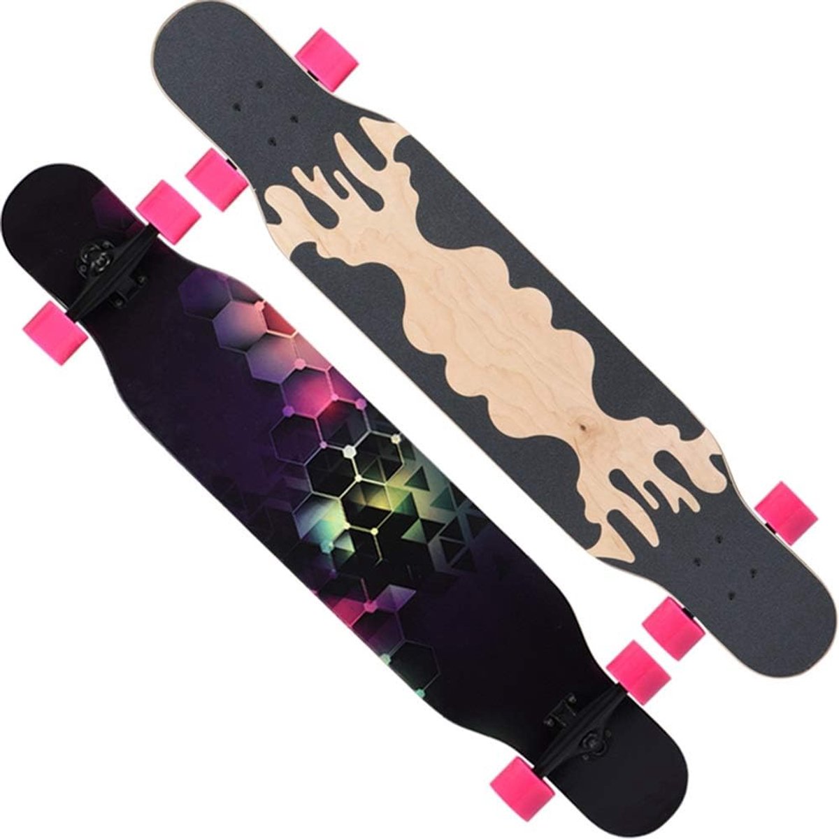 Longboard Cruiser Dance Board Buiten Cruisen 7 Lagen Maple 118cm Patroon 4