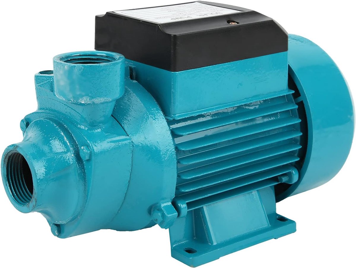 Mini Elektrische Pomp - Huishoudpomp - Water Toevoeren - Slijtvaste Waaier - 25 Meter Hoogte - Zwart
