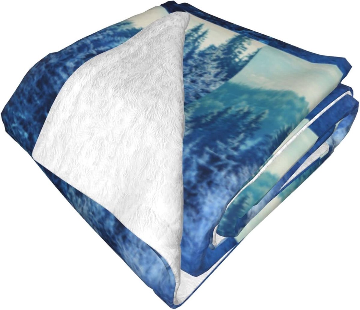 Deken - Plaid - Koude avonden - Dubbelzijdig zacht - 203x152 cm - Zwart — cadeau in Wonen & Interieur - foto 6