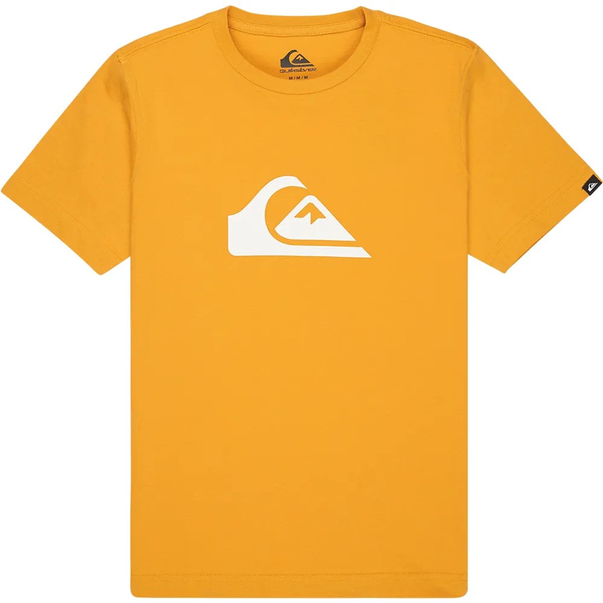 Quiksilver Ev Comp Logo T-shirt Met Korte Mouwen 10 Years Jongen Geel