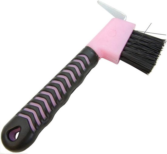 Hoef Plectrum Borstel - Paardenverzorging Tool - Hoef Reiniging - Dubbele Functionaliteit - Comfortabele Grip - Rood Hoef Plectrum Borstel - Paardenverzorging Tool - Hoef Reiniging - Dubbele Functionaliteit - Comfortabele Grip - Rood