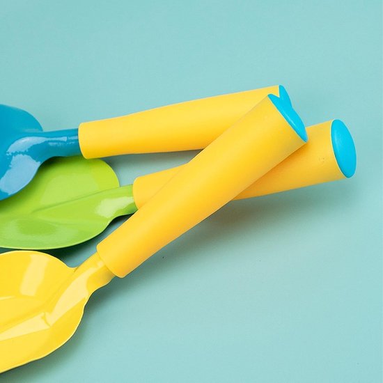 Tuingereedschap Kinderen - Buiten Speelset - Buiten Spelen - Afgeronde Randen - 10 Delig - Gemengde Kleuren van Tuingereedschap. — afbeelding 3
