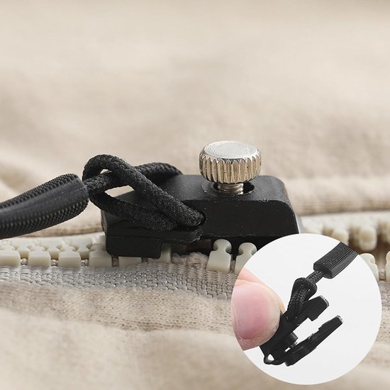 Rits Reparatie Set - Schuifgereedschap Ritsen - Kleding Repareren - 3 Delige Set - Universeel Formaat - Metaal — afbeelding 3