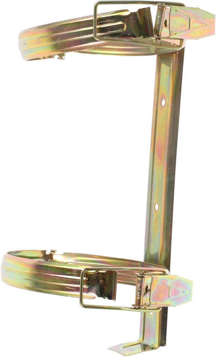 Brandblusser Houder - Muurbeugel - Veiligheid Thuis - Stevig Metaal - 24.5 cm - Zwart