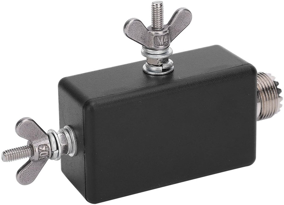 Dailygoods- Balun 1:9 Mini - Duurzaam Plastic - Bidirectionele Converter - Geschikt voor QRP - Voor Buitengebruik - Handige Montage - Antenne