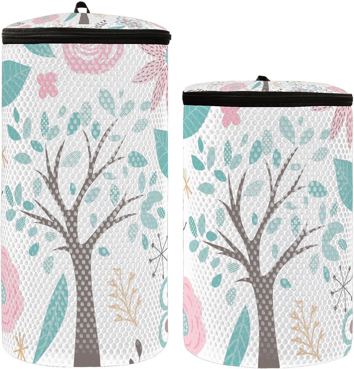 Wasmachine Tassen Schoenenzakken Schoenen Wassen Honingraat Gaasstof 2 stuks Boho Safari