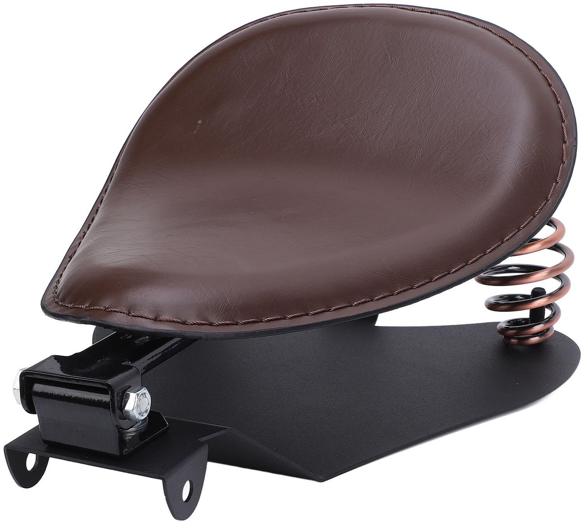 Dailygoods- Solo Seat Stijlvol Ontwerp - Retro Motorzadel - Stevige Structuur - Eenvoudige Installatie - Kunstleer - Neopreenschuim