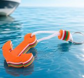 Drijvende Sleutelhanger Anker Oranje – Boot Sleutelhanger – Watersport Accessoire – Sleuteldrijver – Drijvend voor Boot, Zeilen, Vissen & Watersport