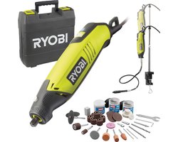 Ryobi EHT150V Serie - Rechte slijpmachine - 150W - Accessoireset 115-delig