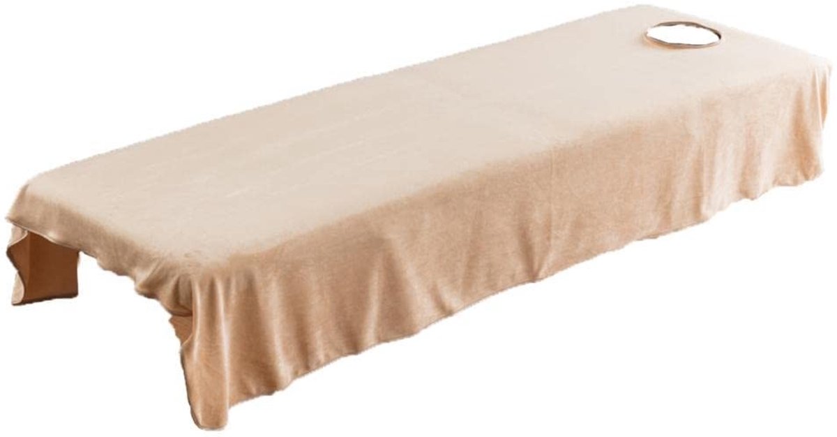 Dailygoods- Laken wasbaar 190x80cm - Massagebedhoes - Polyester - Hygiënisch - Zacht - Comfortabel met hoofdgat - Massagelaken