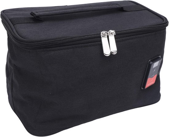 Babyfles Warmer - Fles Isolatie - Onderweg Voeden - Verstelbare Temperatuur - 30x20x8 cm - Zwart — afbeelding 5