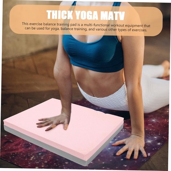 Balanskussen - Yoga Kniekussen - Training Oefeningen - Vermindert Gewrichtsbelasting - 40x33cm - Zoals Getoond — afbeelding 5