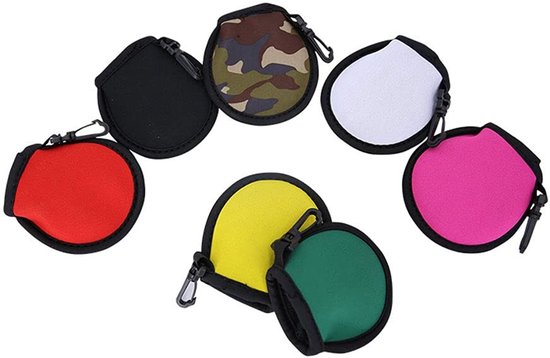 Set van 3 Draagbare Golfbal Reinigingspockets met Clip — afbeelding 3