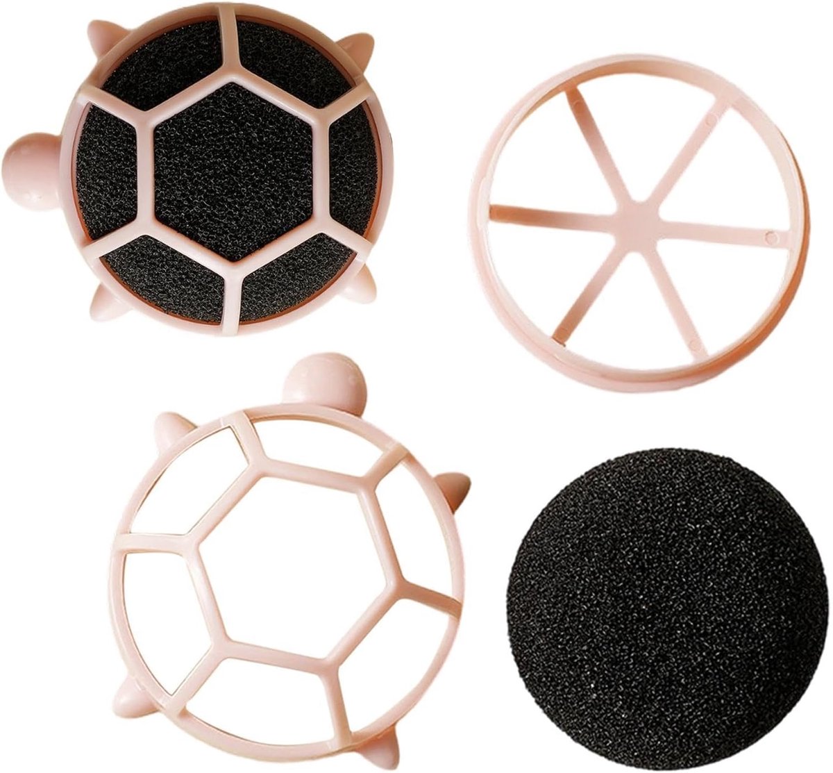Haarverwijderaar Wasmachine - Pluisvanger Kleding - Kleding Reinigen - Dierenhaar Verwijderen - 2 Stuks - Roze