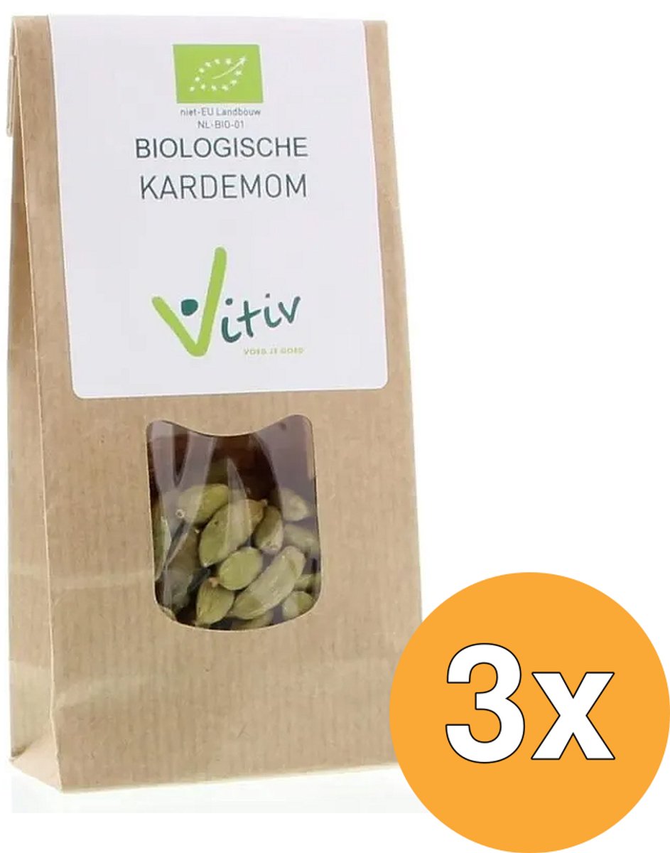 3x Vitiv Goji Bessen Bio (500 gr)
