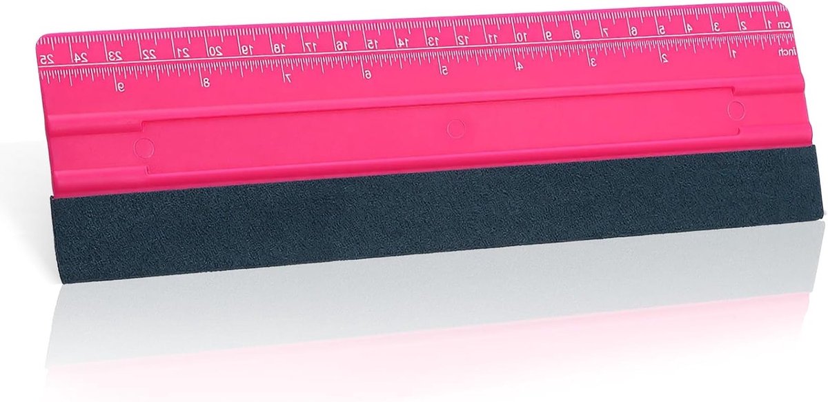 Professionele Vinyl Squeegee voor Behang en Stickers - Smoothing Tool met Vilt en Liniaal voor Perfecte Afwerking