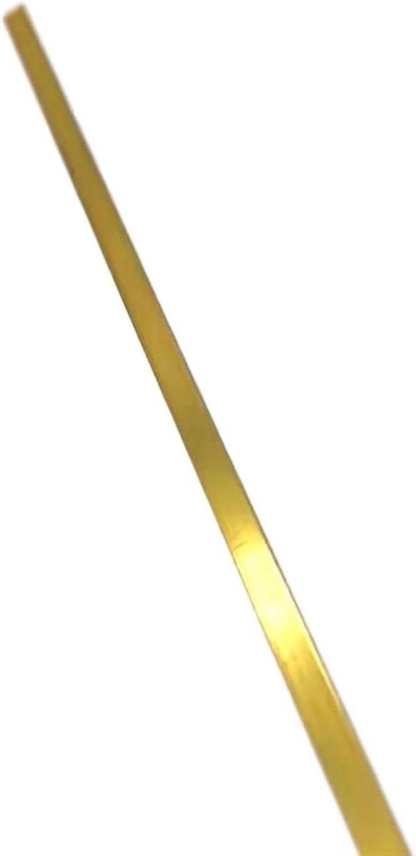 Messing Platte Bar - Koperen Geleider - Precisie Onderdelen - Goede Bewerking - 10x10x50mm - Messing