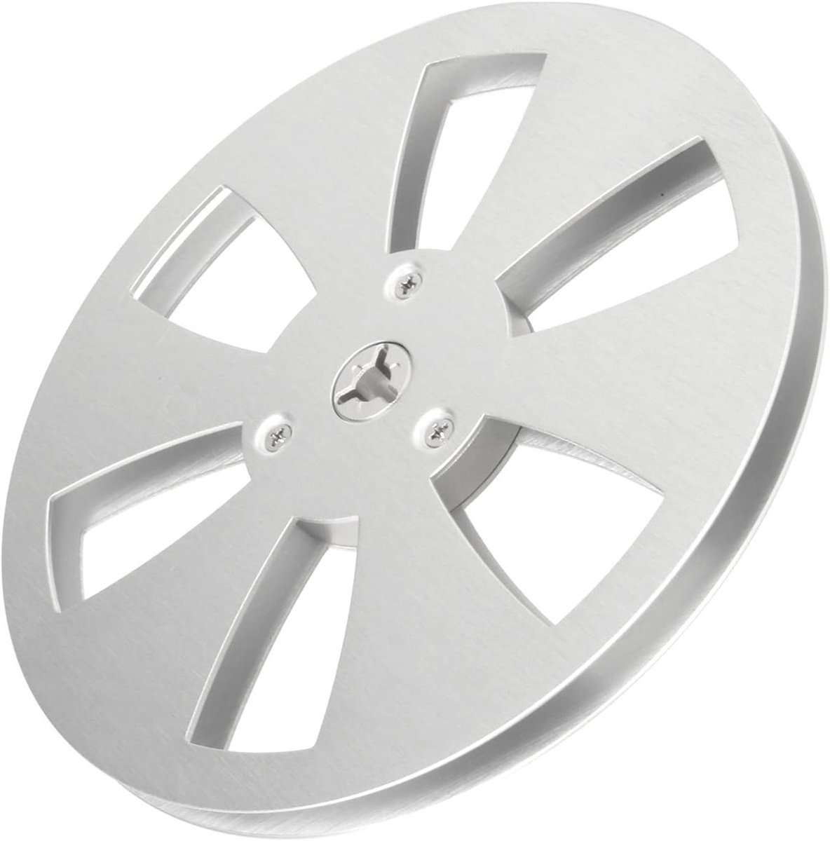 Lege Haspel Spoel - Tape Spoel - Audio Opnames - Aluminiumlegering - 7 inch - Zilver