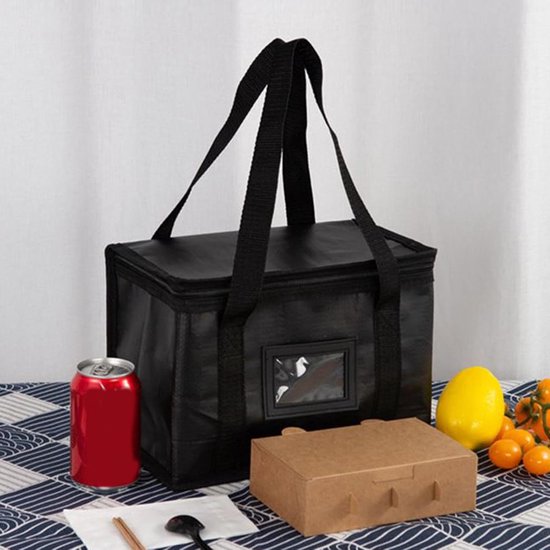 Voedselbezorgtas - Thermos tas Maaltijd - Eten Transporten - Dubbele Rits Toegang - 50 liter - Effen — afbeelding 2