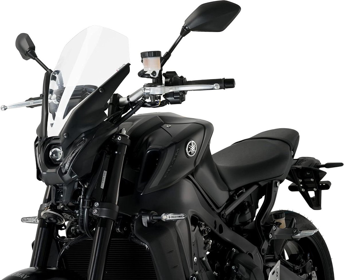 Motor Voorruit - Windscherm Motorfiets - Bescherming Tegen Wind - Aerodynamische Studie - 41.4 cm - Helder