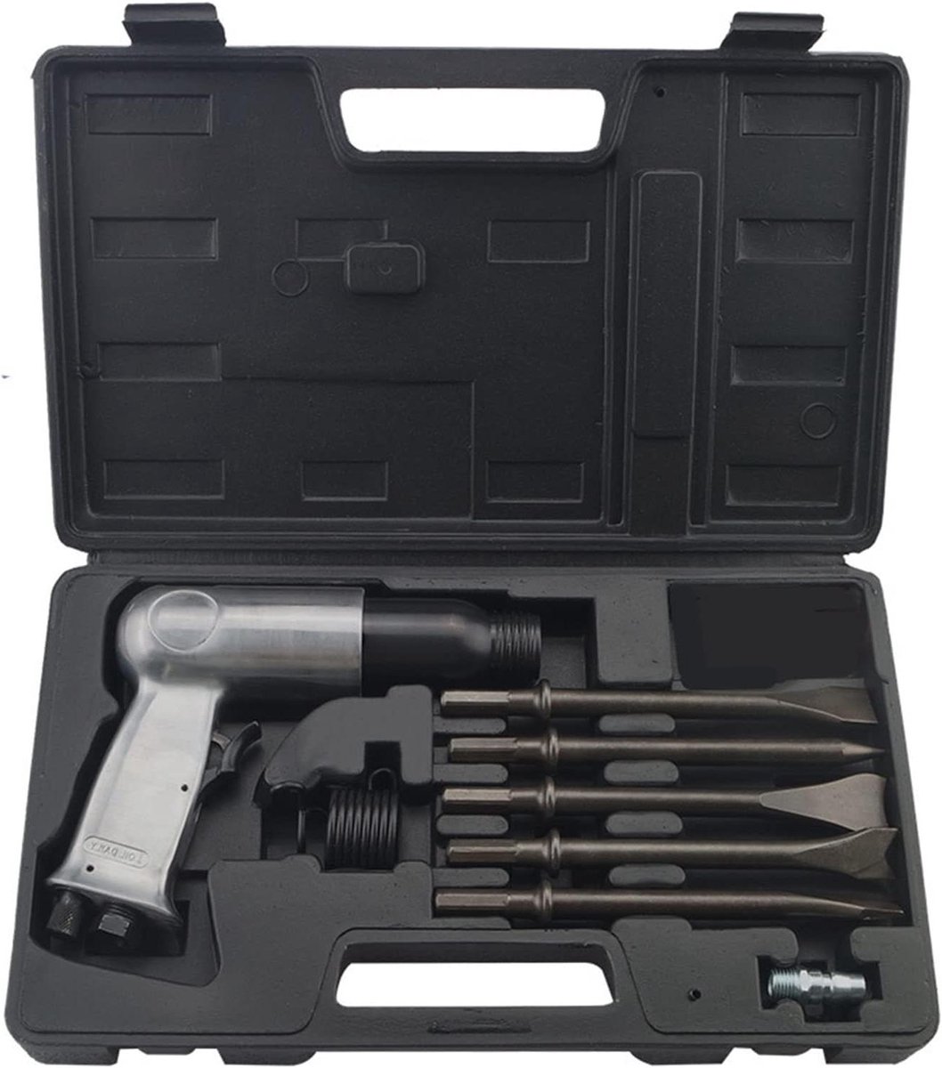 Luchthamerset - Pneumatische Hamer - Metaal Bewerken - Krachtige Slaggas - 190mm - One Color