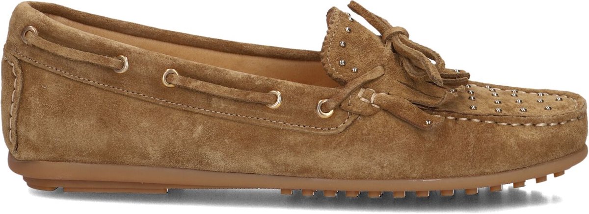 AYANA 12301 Mocassins - Instapper - Dames - Cognac - Maat 37