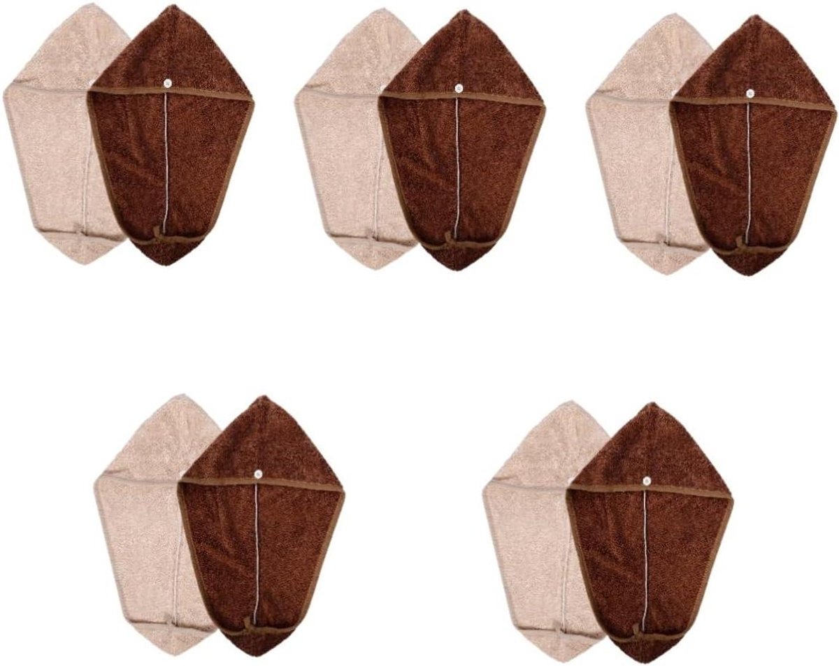 Haardroogkap - Haartulband Drooghoed - Haar Drogen - Waterabsorberend Koraalfleece - 26 cm - Diverse Kleuren