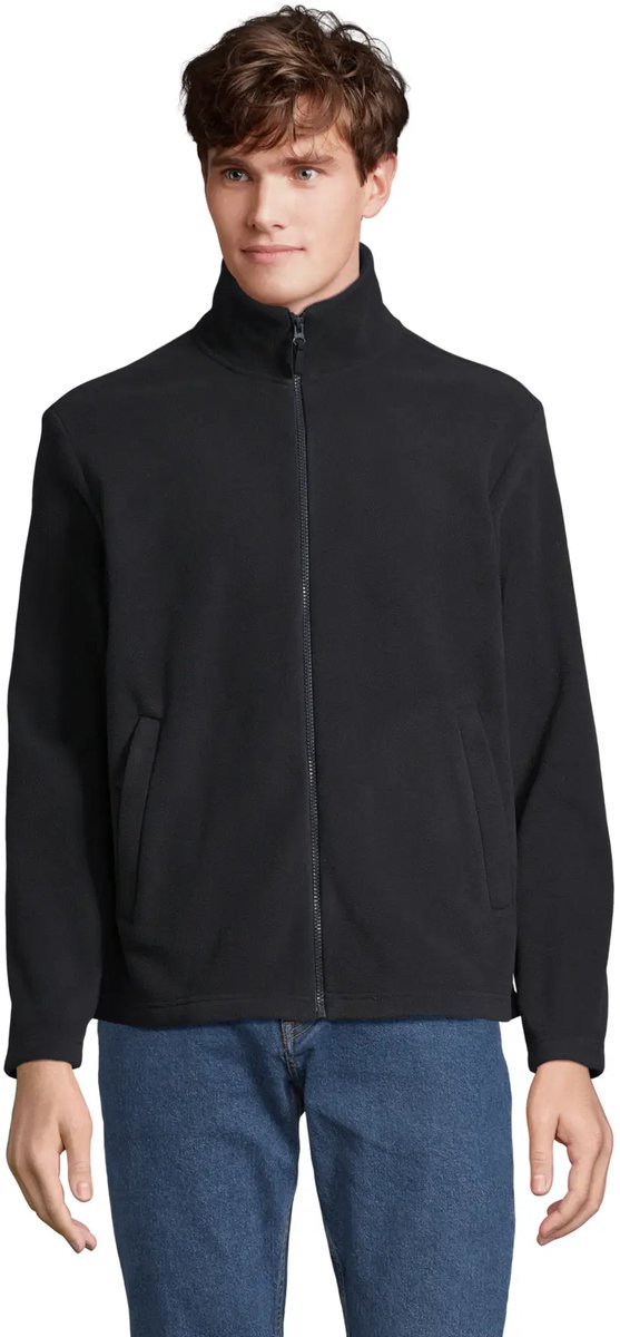 SOL’ Unisex Microfleece Full-Zip Jacket Nitro L04759 French Marineblauw