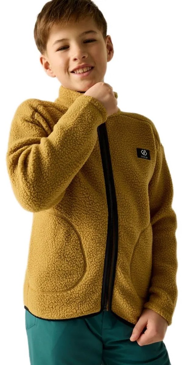 Dare2b Zesty Ii Fleece Met Volledige Rits Geel 11-12 Years Kinderen