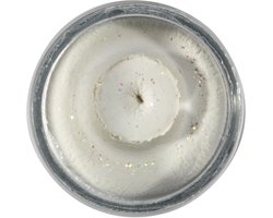 Berkley PowerBait Natural Glitter Trout Dough | 50g Garlic White Glitter